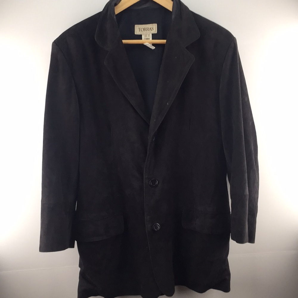 Torras Genuine Leather Blazer Size US 36